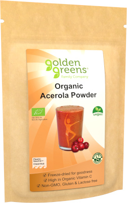 Photograph of Golden Greens Organic Acerola Powder