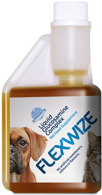 Photograph of Flexwize for Pets bottle