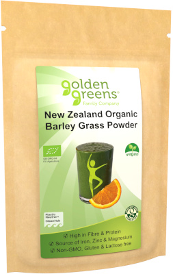 photo of Golden Greens Organic Barley Grass powder 200g.